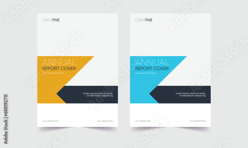 report cover page template, annual report, magazine cover, portfolio, brochure cover