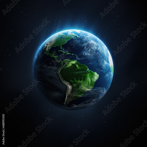 earth in space