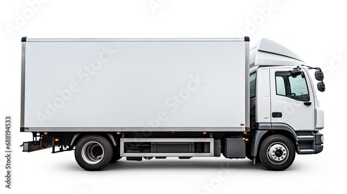 truck  on white photo