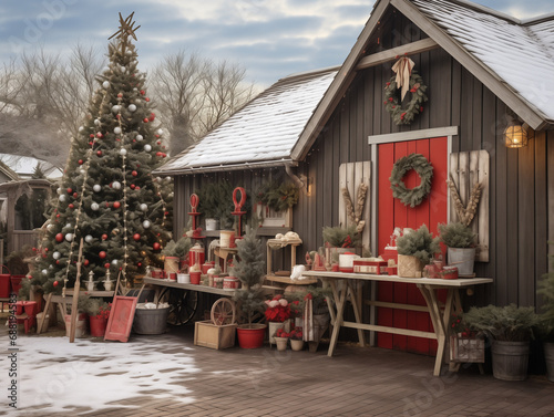 Landscape of Christmas vibe. © Dylan
