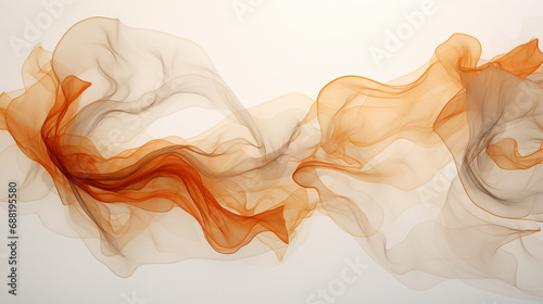 Organic Abstractions Flowing Ink Patterns on Wet Paper Background