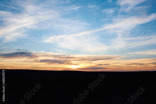 sunset in the desert © nzahalife