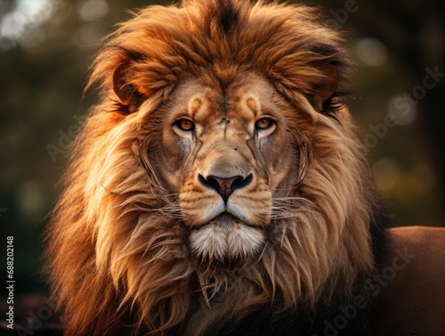 Regal Reverie: A Lion's Majestic Pause in the Sunlit Grasslands © hisilly
