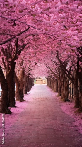 Cherry Blossom Tunnel © olegganko