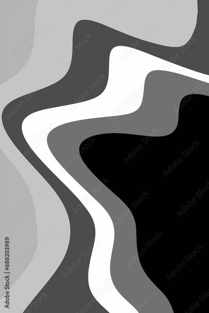 Obraz premium Black and white marble texture