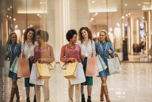 A Stylish Squad On A Shopping Spree photo