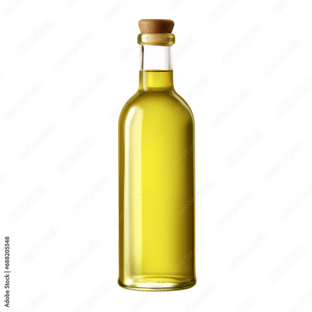 Olive oil isolated on transparent background