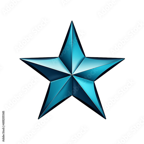 Iconos de fondo transparente con forma de estrellas de color azul