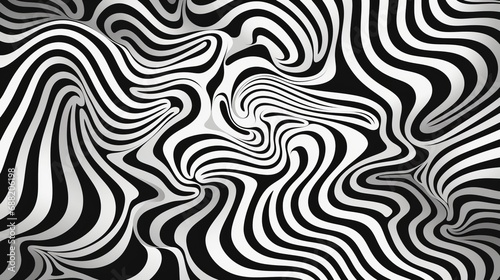 black and white vertical and horizontal vector background, in the style of psychedelic artwork