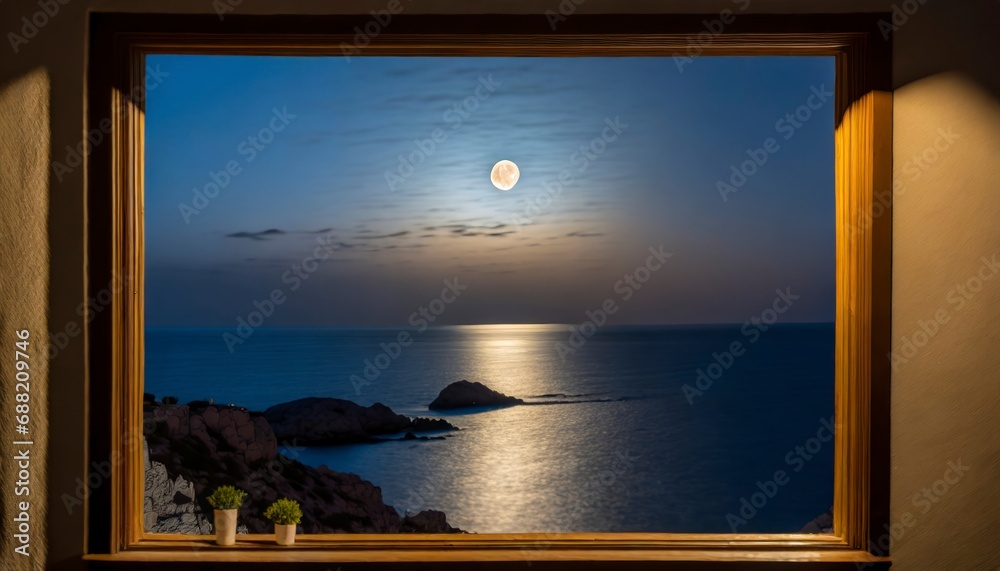 Fototapeta premium Moon landspace