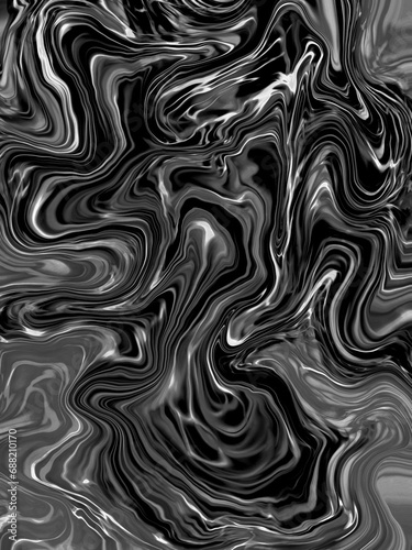 Black and white marble texture