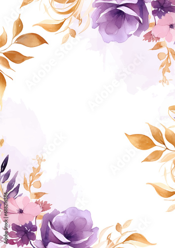 Pink white and purple violet modern trendy vector design frame