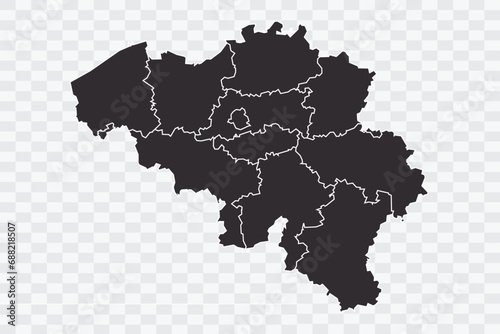Belgium Map iron Color on White Background quality files Png