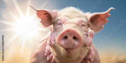 Pandemic Metamorphosis: Swine Flu Variant Detected, Triggering Unsettling Human-to-Pig Transformation and Unleashing a Global Health Crisis photo