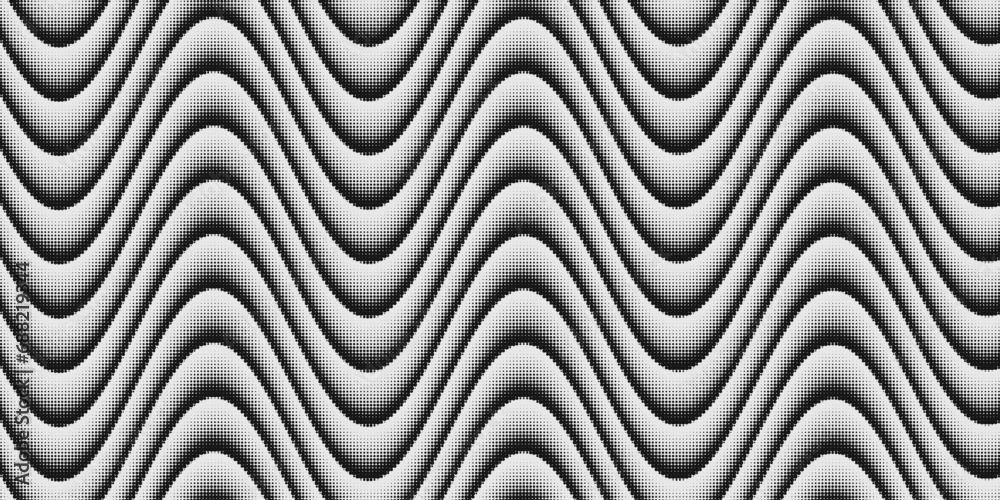 Halftone Wavy Texture Vector Design. Modern Dotted Waves Background. Noisy Grain Textured Backdrop. Halftone Wavy Texture Vector Design. Modern Dotted Waves Background. Noisy Grain Textured Backdrop.