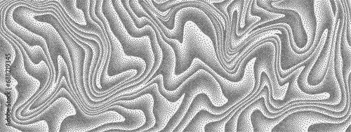 Cool Halftone Dot Work Texture. Trendy Modern half tone stipple textured background vector design.