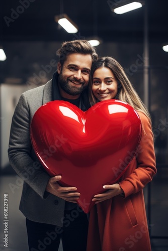 Romantic moment, couple wit...
