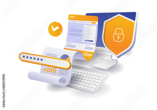 Website page security password