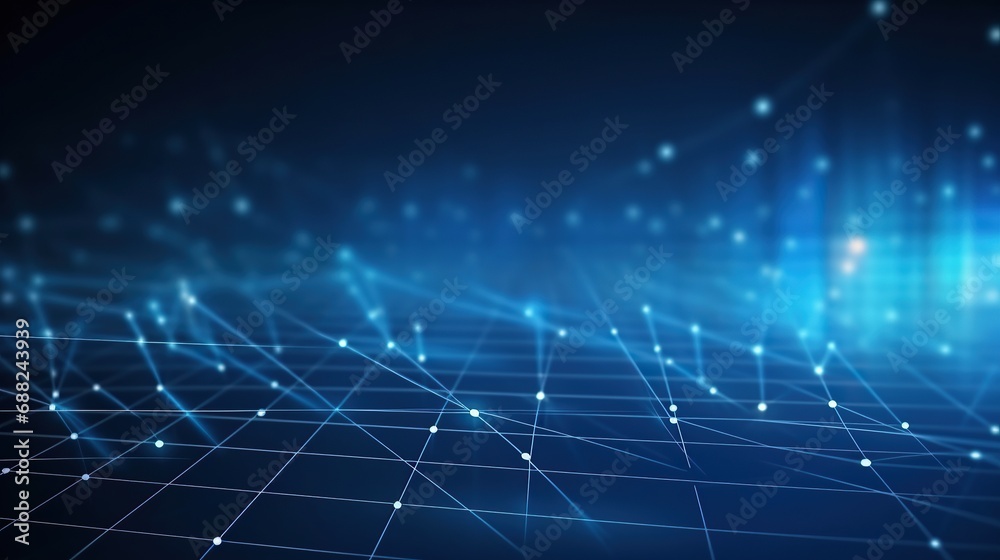 Digital blue network connection. Abstract pattern with dots and lines. Futuristic modern background. gradient background. Digital blue network connection. Abstract pattern with dots and lines. Futuristic modern background. gradient background.