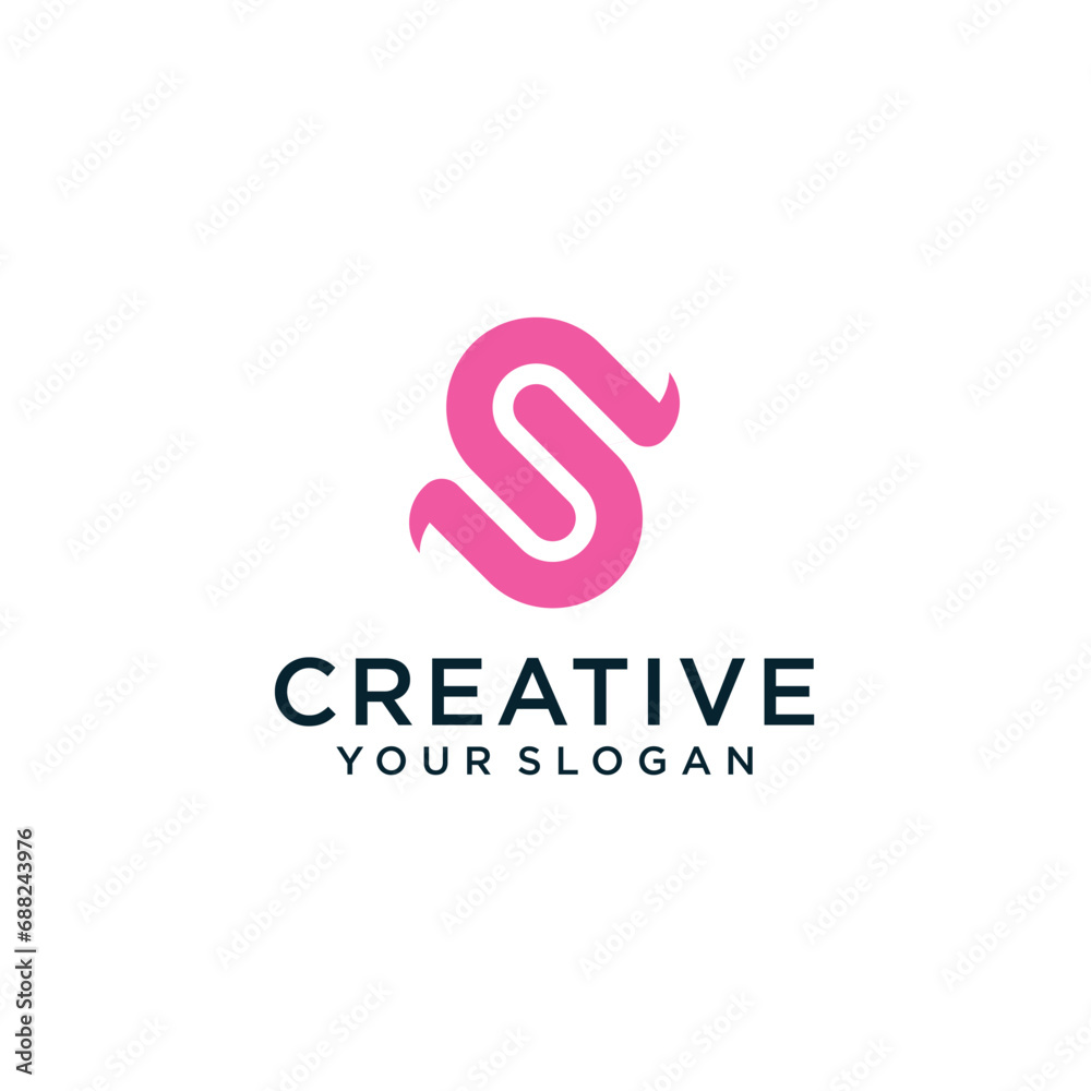 s logo design with monogram s logo design with monogram