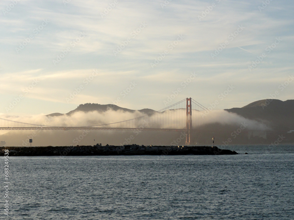 Golden Gate Bridge in the Fog