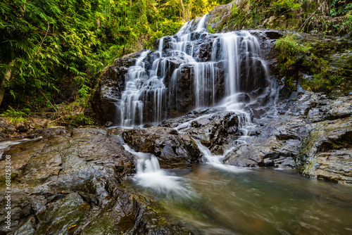 Namtok Salatdai waterfall small size waterfall ,Nakhon Nayok,Thailand