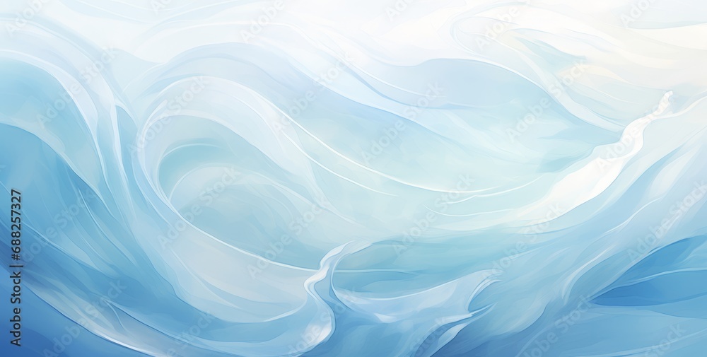 Generative AI image of abstract ocean background in white with blue ...