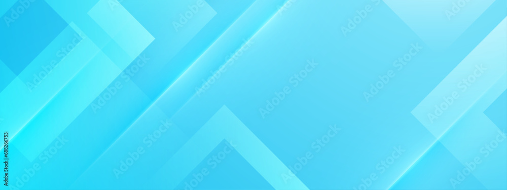 Blue vector abstract geometric shapes banner Blue vector abstract geometric shapes banner