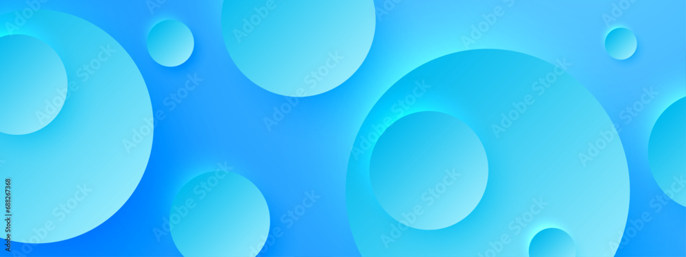 Blue minimal geometric shape abstract banner Blue minimal geometric shape abstract banner