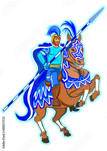 Cavaleiro das Cavalhadas de Pirenópolis (Cor)