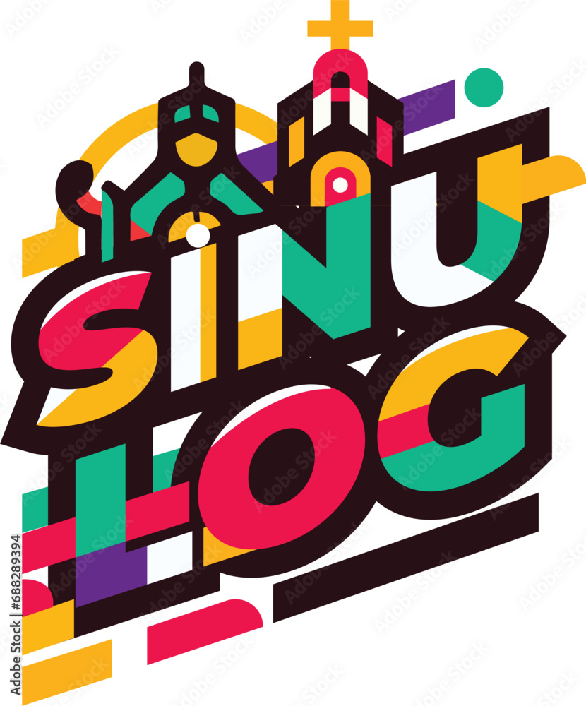 Santo Niño Fiesta: Vibrant Sinulog Typography for a Spirited Celebration