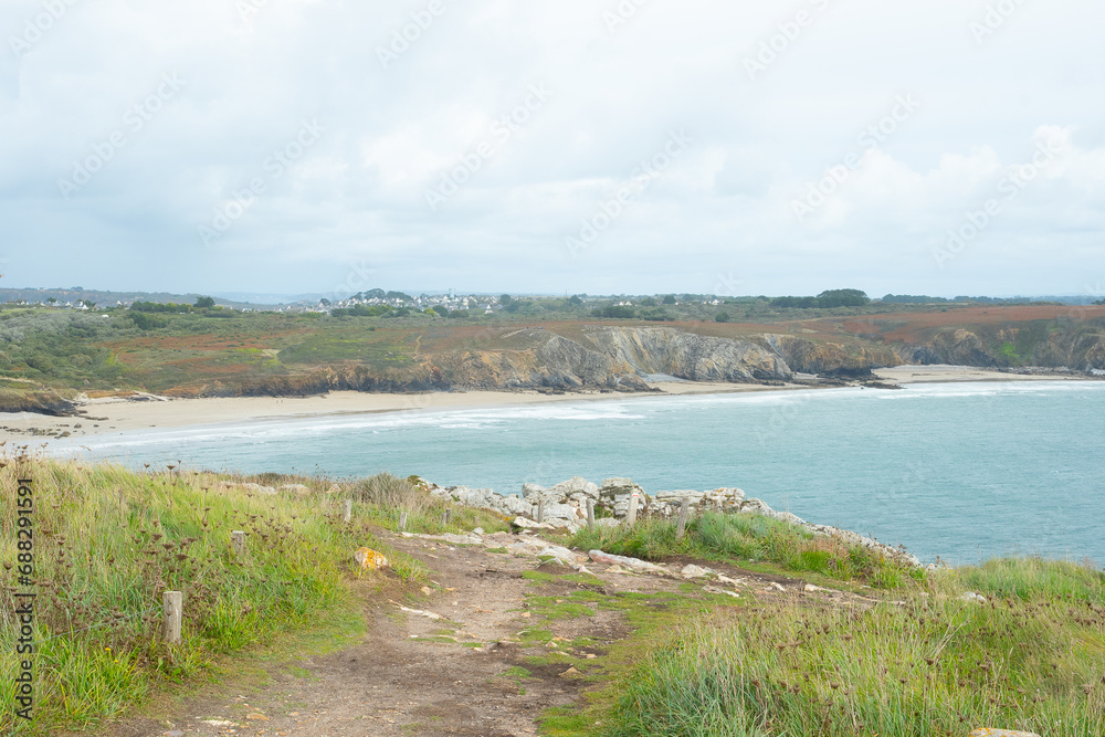 Joli paysage de mer sur la presqu'île de Crozon - Bretagne France