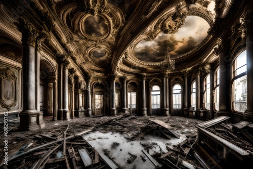 Palais Garnier urbex, in ruins  © Malik