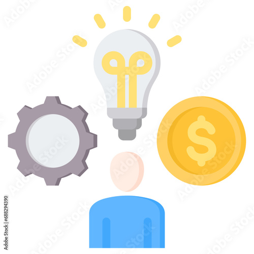 Imagining Flat Icon