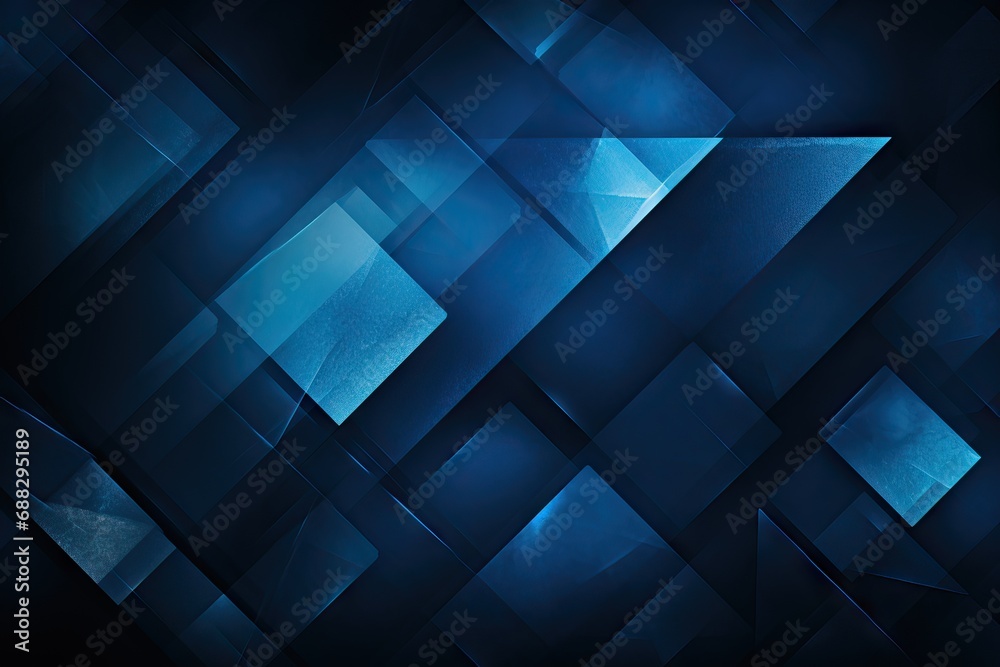 design transparent shapes triangle amond white layers colors blue navy dark background abstract website business geometric elegant colours cover posh block - obrazy, fototapety, plakaty 