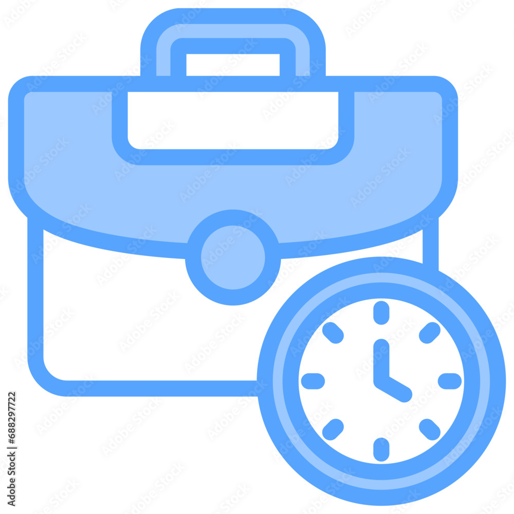 Work Blue Icon Work Blue Icon