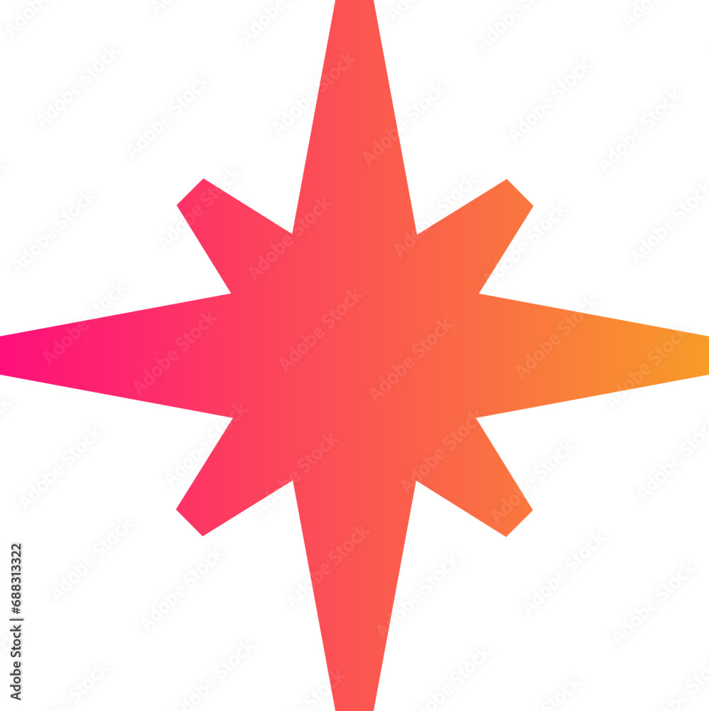 pink star shape brutalist abstract geometric style pink star shape brutalist abstract geometric style