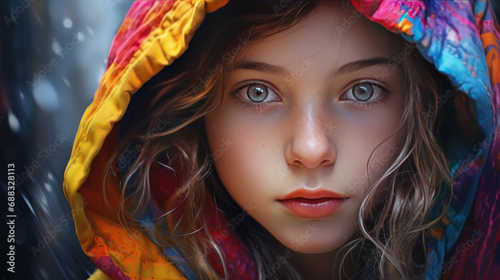 Beautiful Face from young Girl Beautiful Face from young Girl