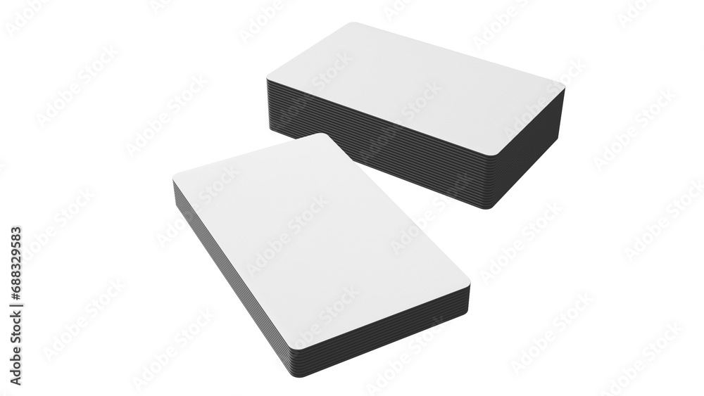 3D rendered Business card mock up with front and back. Empty mockup for Presentation on isolated Light Grey background 3D rendered Business card mock up with front and back. Empty mockup for Presentation on isolated Light Grey background
