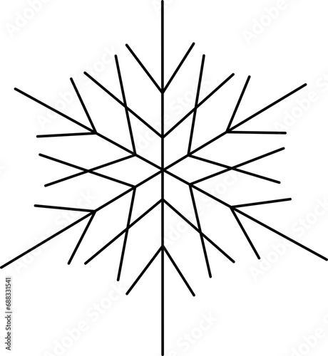 Christmas Snowflake Element