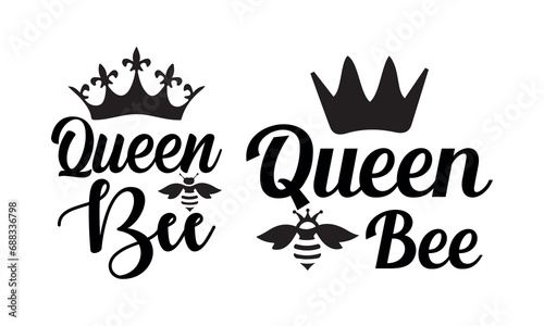 Queen Bee Vector and Clip Art