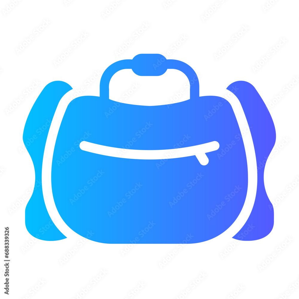 gym bag Gradient icon gym bag Gradient icon