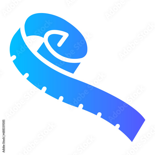 tape measure Gradient icon