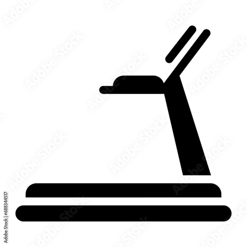 treadmill Solid icon