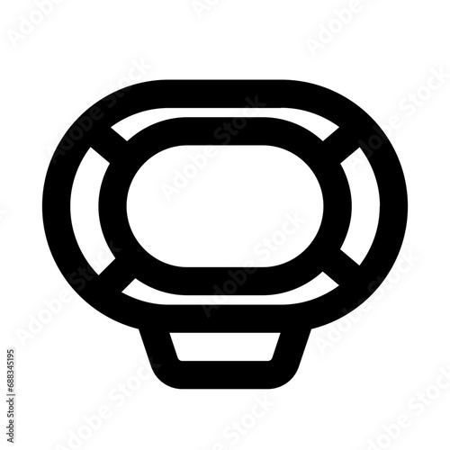 Hippodrome Line UI Icon