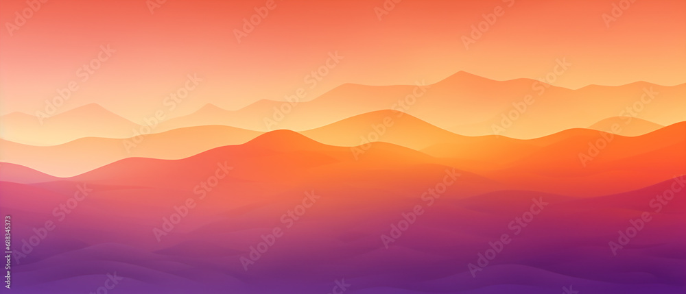 Obraz premium Desert Sunset Harmony