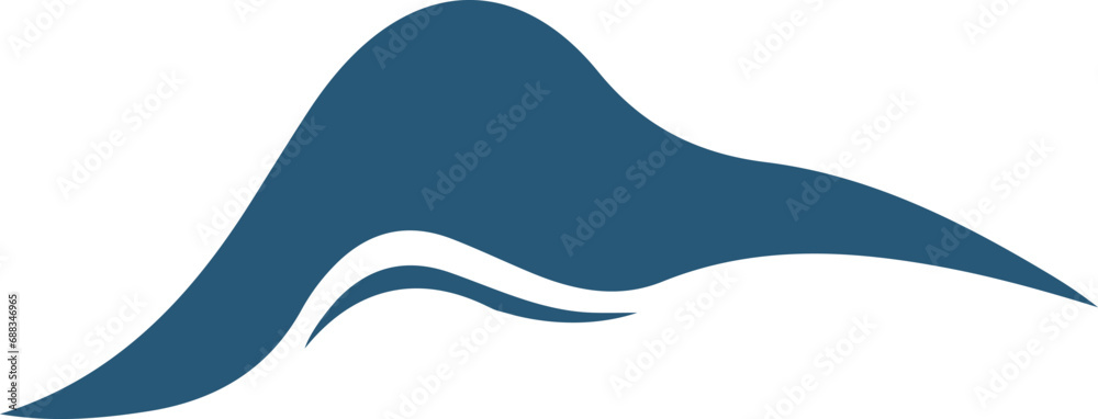 Snowdrift shape vector illustration. Abstract snowdrift silhouette and snow landscape design elements Snowdrift shape vector illustration. Abstract snowdrift silhouette and snow landscape design elements