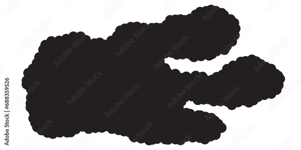 Fototapeta premium 和柄 雲海 文様 アイコン