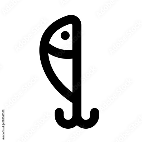 Fishing Baits Line UI Icons