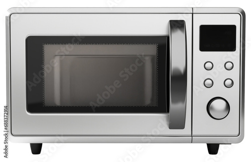 Microwave oven isolated.